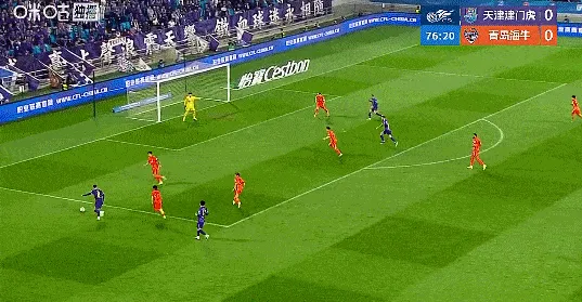 哈达斯传中，谢蒂内乱战破门，津门虎1-0海牛